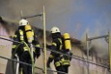 Dachstuhlbrand Koeln Poll Geislarerstr P283